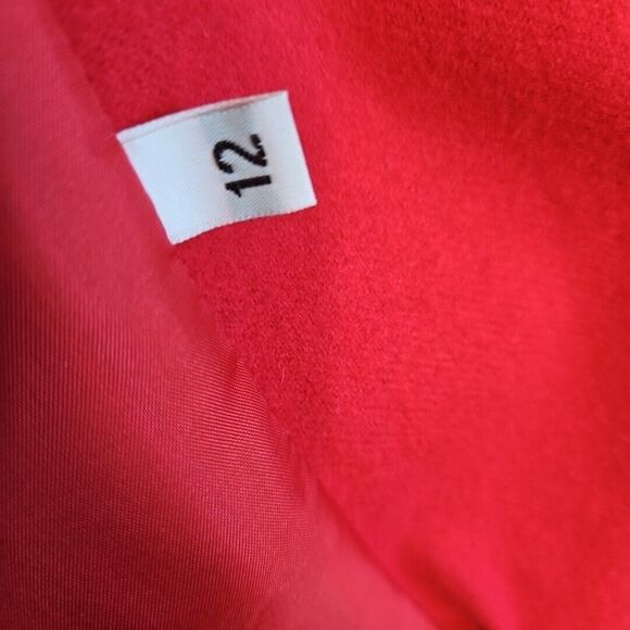 VTG CHARACTER SUBURBAN WOMENS 12 WOOL BLAZER/JACKET SINGLE GOLD BUTTON Poland - Picture 4 of 15